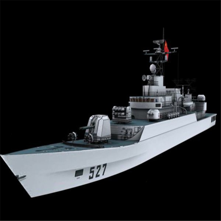 新州镇3d护卫舰模型